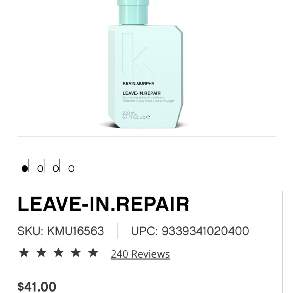 Kevin Murphy Leave-in Repair - 250 ml - NEW - Picture 4 of 5